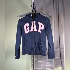 GAP Blue Zip-Up Hoodie Sweatshirt